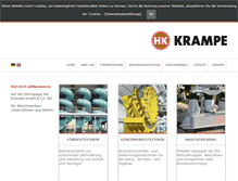 Tablet Screenshot of krampe-hamm.de